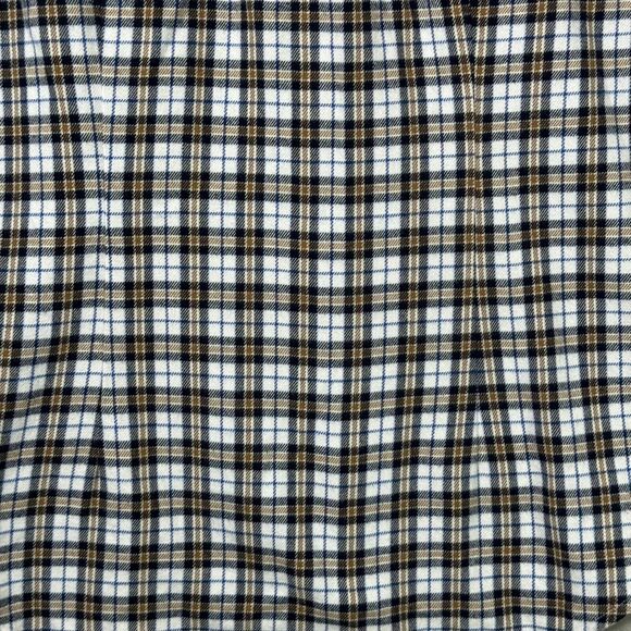 Epaulet Los Angeles Shirt Mens Medium Black White Plaid Cotton Flannel Outdoor - Picture 9 of 15
